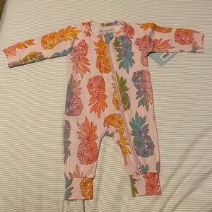 Coco Moon Pineapple Sherbert onesie